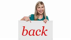 English expressions and phrasal verbs with BACK