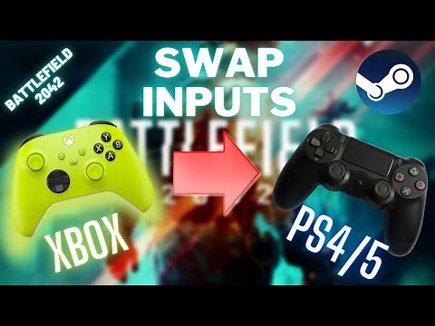 Battlefield 2042 on Steam PC: How to Change XBOX Controls to PS4/PS5 - WORKS FOR OTHER STEAM GAMES