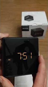 Enable/ Disable Daylight Savings Time Sony ICF-C1 Alarm Clock