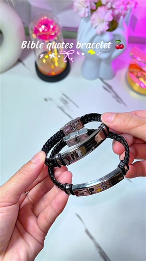 Inspirational Bible Quotes Bracelets for Couples