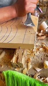 1.4M views · 3K reactions | Wood bevel carving process Good tools and machinery make work easy | GA Animations | Facebook