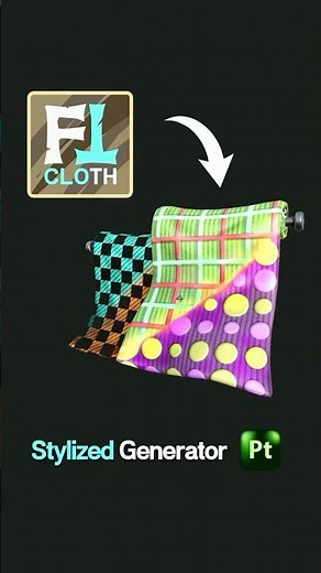 This One Tool Saves Hours on Fabric Textures #3ddesign #stylized #3d #texture