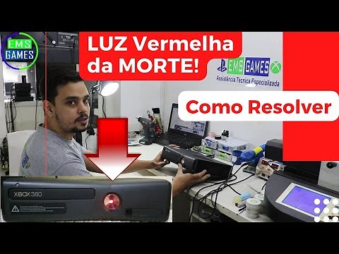 Como consertar xbox 360 com luz vermelha - erro 0101 | Luz vermelha da morte