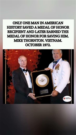 One hero saved another — and both wore the Medal of Honor🇺🇸#MedalOfHonor #MikeThornton #shorts #hero