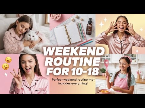 Weekend Glow Up Routine ✨ How to Become That Girl in Just 2 Days! 💗