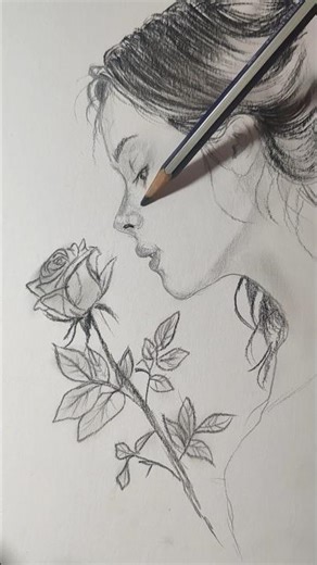 How to Draw side profile profile nose #shorts #tutorialfilter