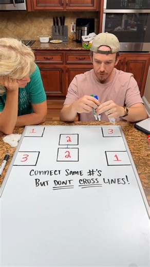 54K views · 134 reactions | Connect the Numbers! 勞 Charles and Kim play brain games! | Charles Parks | Facebook