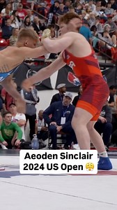 Aeoden Sinclair looked unstoppable at the 2024 US Open Championships 😤 Can he take home another U20 US Open title this year? | FloWrestling