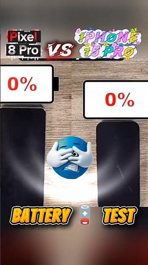 pixel 8 Pro vs battery 🪫 test iPhone 15 Pro