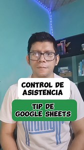 14K views · 371 reactions | Control de asistencia en las hojas de calculo de Google #smartphone #app #excel #exceltips #windows #word #tips #tutorial | raymon_acuna | Facebook