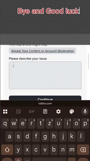 How to get back your terminated roblox account#roblox #terminated