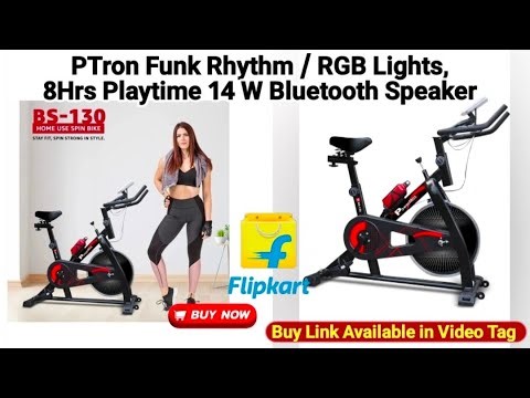 Powermax Fitness BS-130 Home Use Group Bike/Spin Bike Spinner Exercise Bike (Black, White)