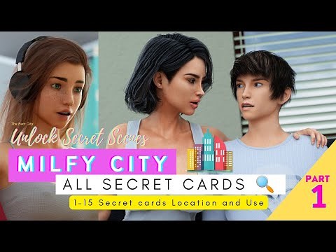 Milfy City 🏙️ New Version 🌈 Secret cards 🔑 and Secret scenes 💖|| 1-15 Secret cards || Part -1 || TFC