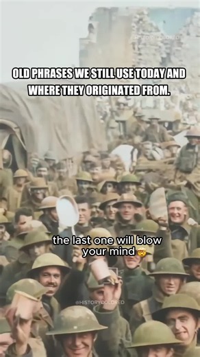 old phrases we still use today and where they originated from #history #historyfacts #historytok