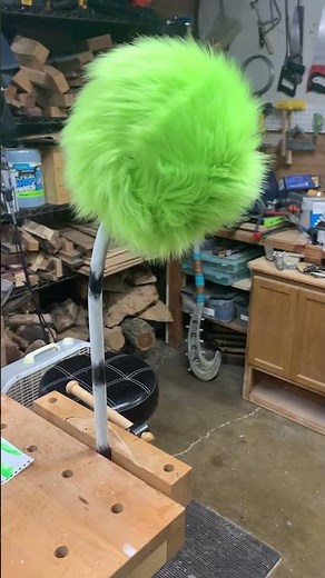 I made a truffula trees #drsuess #truffulatree #diy #crafty