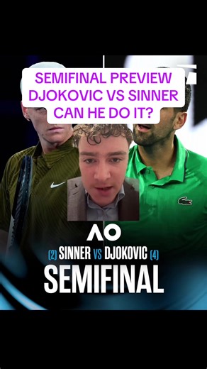 Can the GOAT do it one more time? #djokovic #janniksinner #tennis #sports #fyp