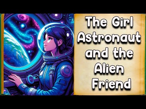 The Girl Astronaut and the Alien Friend - Cosmic Moral Storybook