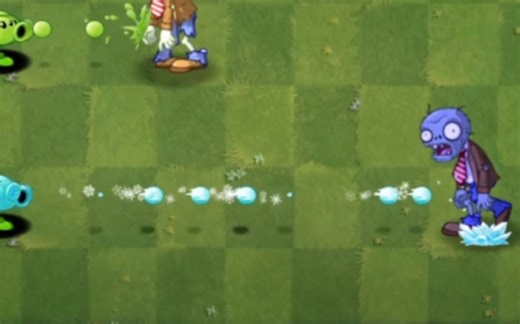 各种植物x10 VS 巨型普僵