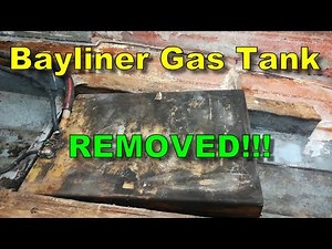 Remove Gas Tank From Boat
