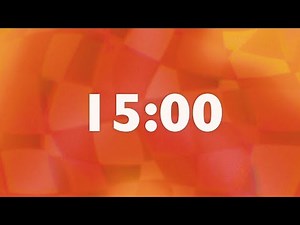 Simple 15 Minute Visual Timer ❊ No music and relaxing visuals for ADHD