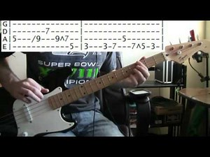 Beatles Drive My Car Bass Guitar Lesson with Tab