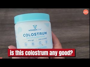 WONDERCOW Colostrum Supplement Powder for Gut Health Review | BEST COLOSTRUM?