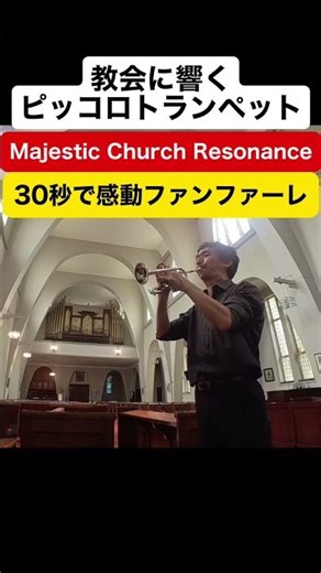 プロ直伝！ピッコロトランペットで奏でるAbblasen🎺教会に響き渡る高音の極意 #トランペット #trumpet #shorts #高音 #バロック