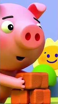 【Song for Kidz】The Three Little Pigs Song #shorts #kidssongs #nurseryrhymes #preschoolmusic #song
