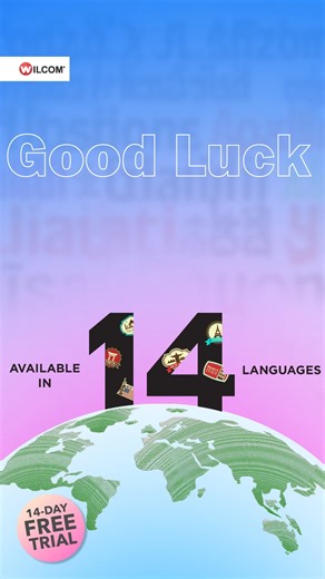 Wilcom wishing everyone Good Luck in their upcoming endeavors sporting, business and embroidery! Your language, our software. Embroidery Studio Digital Edition available in 14 Languages! Explore the possibilities today #wilcomembroiderystudio #machineembroidery | Wilcom | Facebook