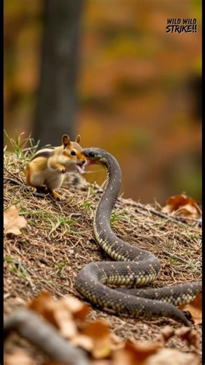 🐍뱀과 다람쥐 과연 승자는? 🐿️ 이 결투의 충격적인 결말은?! / Chipmunk vs Snake: SHOCKING ending / 衝撃！リスの逆襲