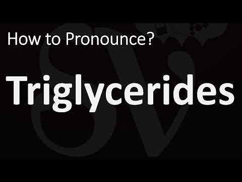 How to Pronounce Triglycerides? (CORRECTLY)