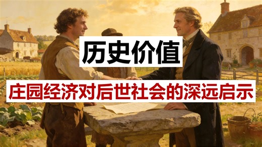 【庄园经济】E08 历史价值：庄园经济对后世社会的深远启示