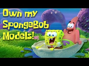 Now YOU can own my SpongeBob 3D Models!...I do commissions too!