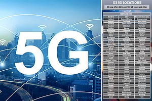 O2 rolls out 5G to 100 towns and cities – here's the full list