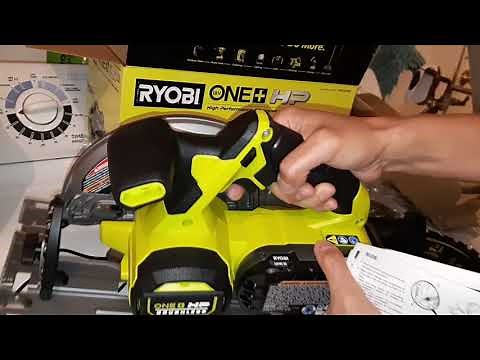 Ryobi 18V ONE + HP Brushless Cordless 7 1/4" Circular Saw Review and Set Up For Beginner