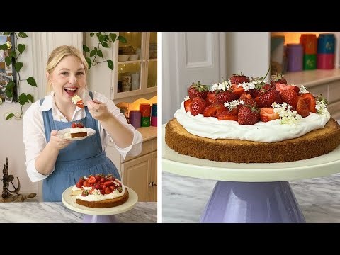 MIDSOMMARTÅRTA | Swedish Midsummer Cake