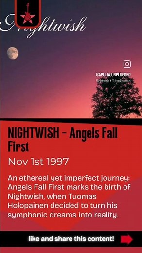 NIGHTWISH - Angels Fall First (1997) #nightwish #powermetal #symphonicmetal #tarjaturunen