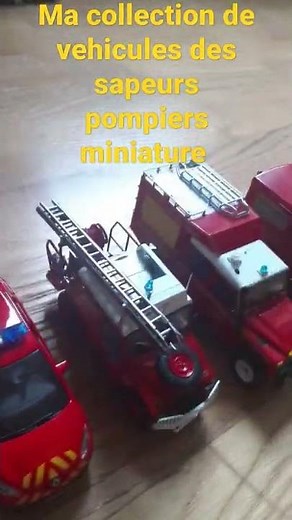Ma collection de vehicules des sapeurs pompiers miniature (1/43).