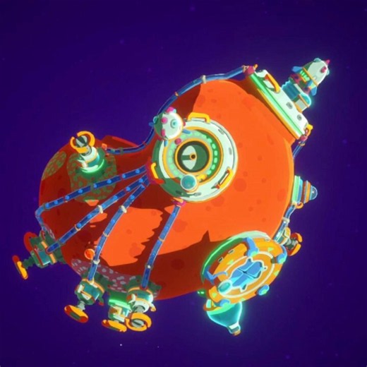 If the Moon tasted like cheese, we are sure this asteroid would taste like an orange-flavored jellybean!Have you already started your space adventure? Star Birds, which we developed together with our friends at @_Toukana, is available on Steam: https://t.co/Z4eD4Pfzip