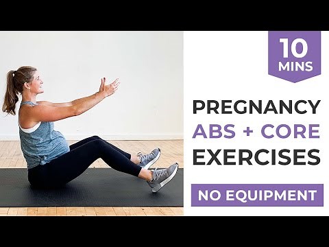 PREGNANCY CORE WORKOUT | Transverse Abdominal Breathing + Pregnancy Safe Ab Exercises