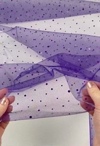 Minerva Crafts Sequin Tulle Net Fabric Mint Green - per Yard