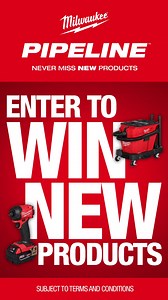 Don’t Miss Out! Enter for a chance to win one of Milwaukee’s newest products from the 2025 PIPELINE event. | Milwaukee Tool
