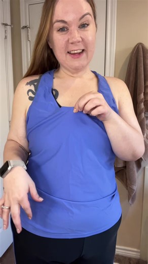 Swimsuit with tank top cover