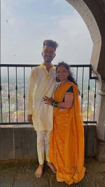 आक्या बनसोडे जेजुरीला 🫶🏻💛🍂 #welcom #love #song #wedding