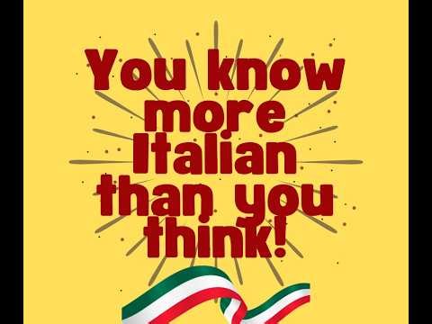 Learn Italian Fast: 100 Words You Already Know (Beginner Boot Camp)
