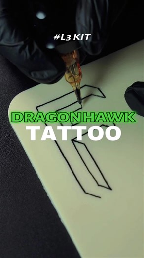 First Tattoo Lines: Slow & Focused Work