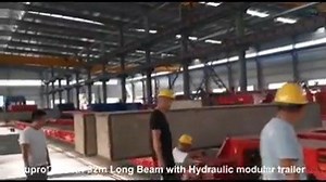  Cận cảnh Mooc siêu trường (trailer) dài 32 m, Mooc có thể tải Max...