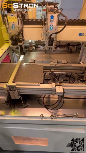 Fully automatic mounting of LED display modules: high speed and precision! #leddisplay #modules