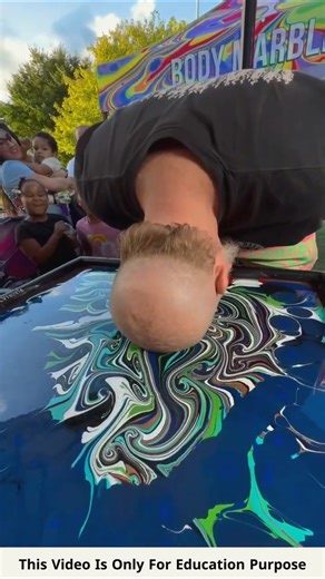 Old man tattoo became permanent on head 😱 #shortvideo