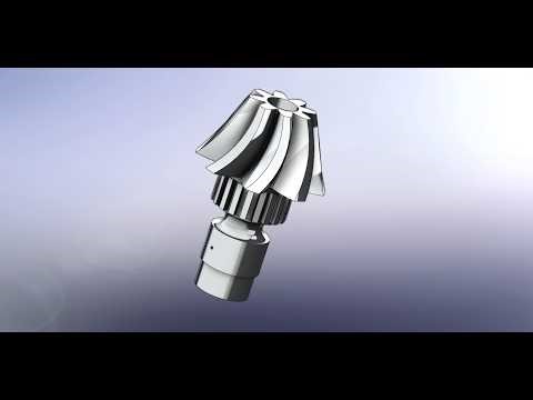 Como hacer un engranaje⚙️ helicoidal en solidworks tutorial paso a paso |How to make a helical gear